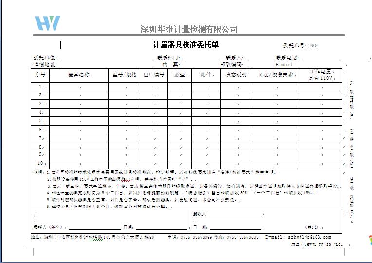 計量檢測